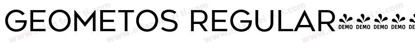 Geometos Regular字体转换